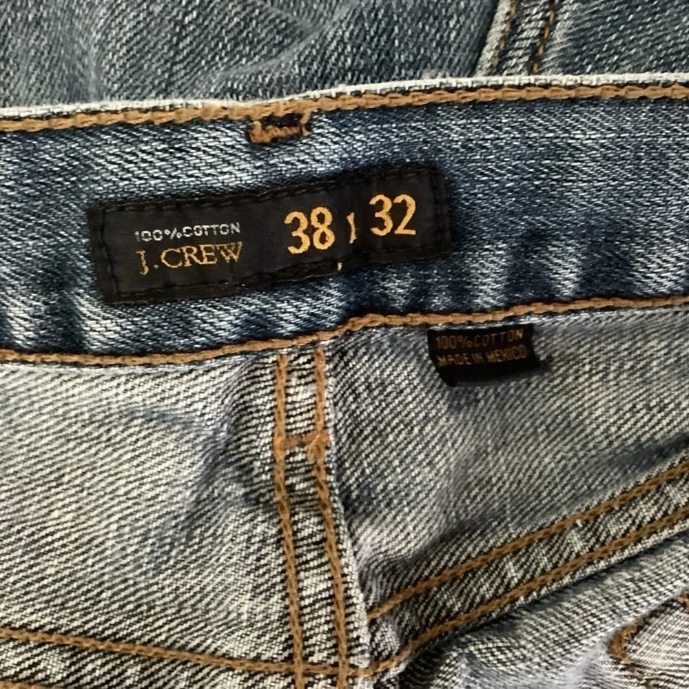 J. Crew Men’s Denim Distressed Jeans.  Size 38/32